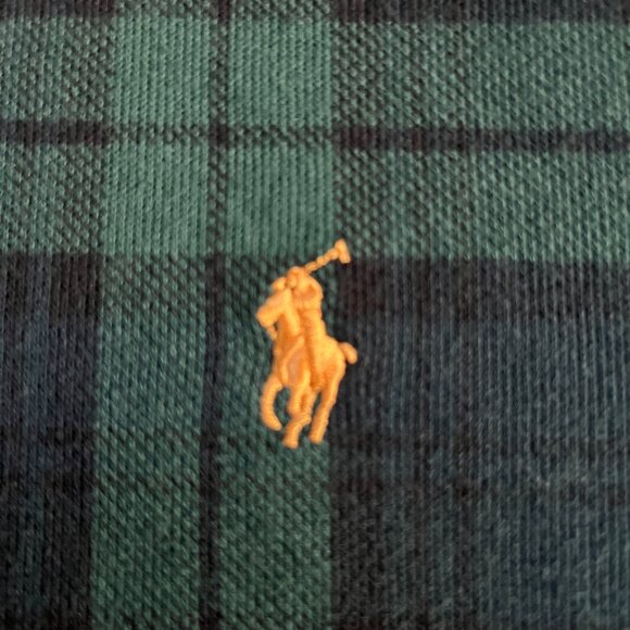 Polo Ralph Lauren Black Watch Plaid Quarter-Zip Pullover in Men's Size XL - EUC - Picture 2 of 11
